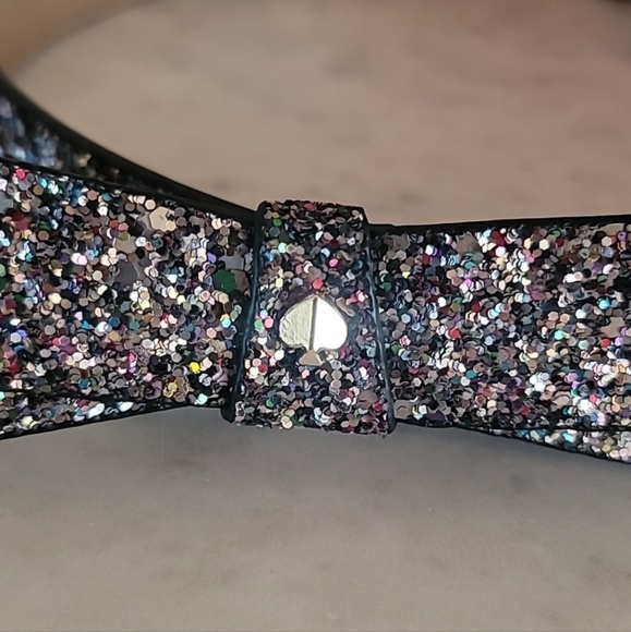NWT Kate Spade glitter Bow belt. Size S - Picture 3 of 7
